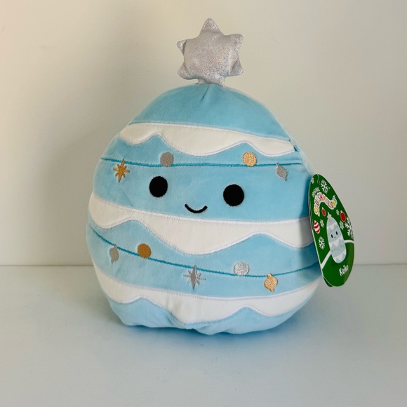 Holiday Squishmallow Keiko The Blue Christmas Tree - Picture 2 of 6